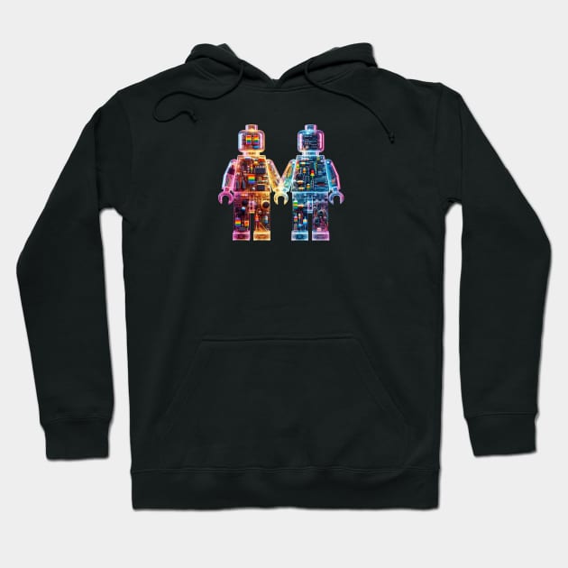 PlayBot x2 1 Hoodie by OneBigPixel